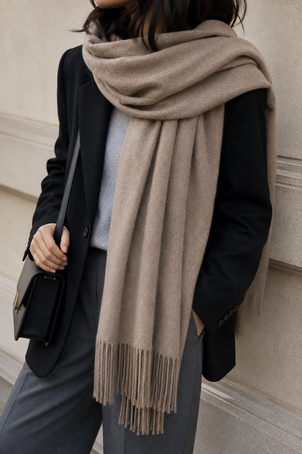 Amber Paisley Silk-Blend Stole